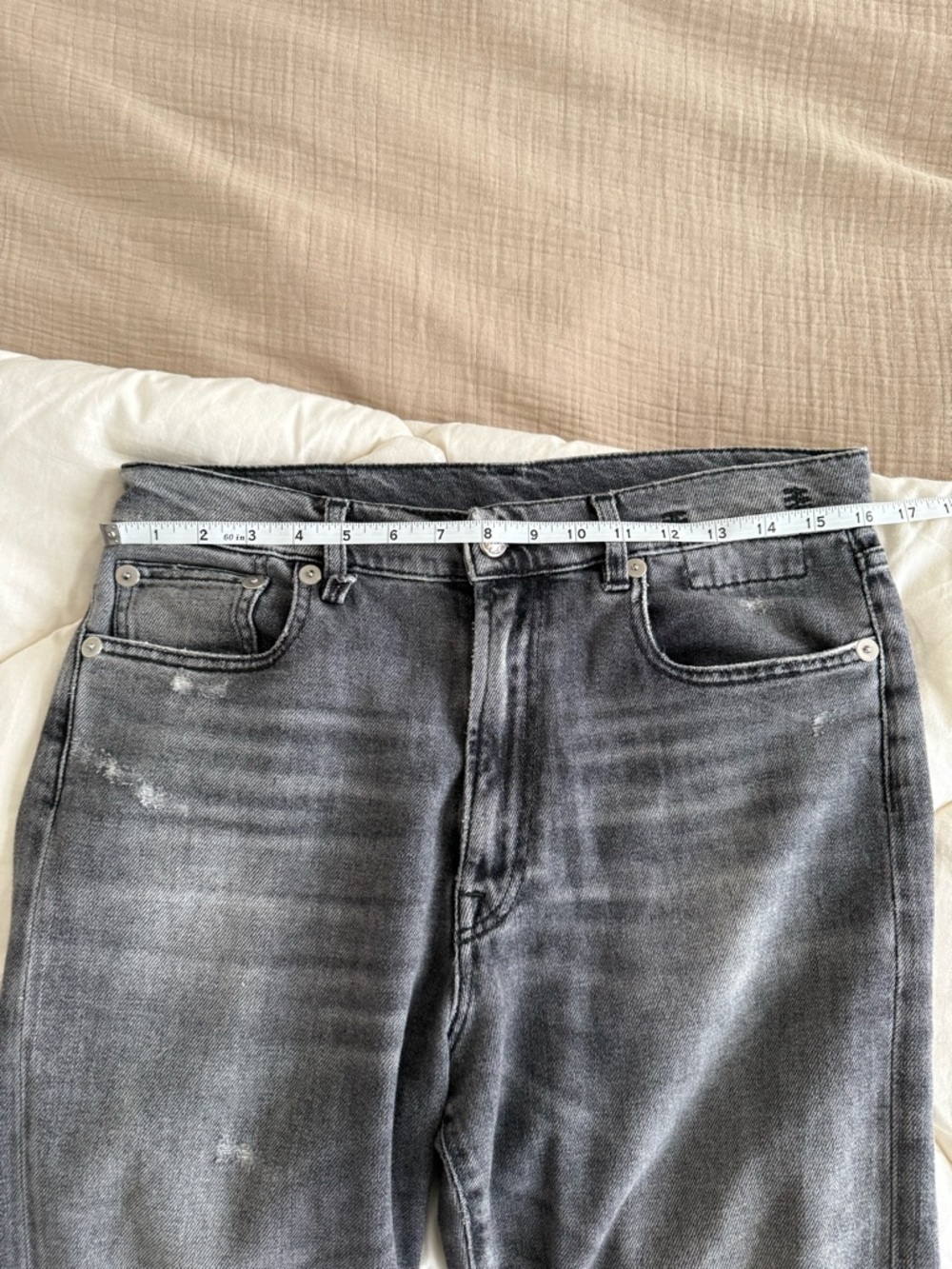 R13 Boyfriend Jean Vintage Grey - Picture 4 of 8